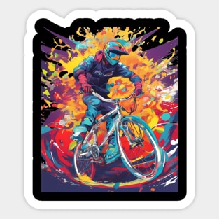 Cycling Biking Sticker